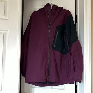Burton Hooded Snowboard Jacket Size Medium